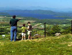 Scenic overlook, Mount Philo State Park
